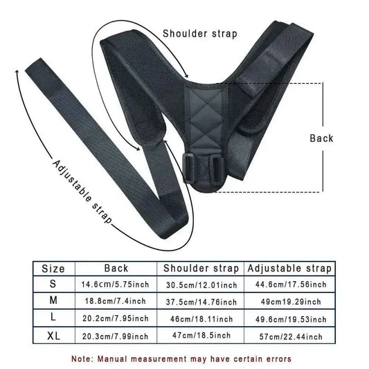 Adjustable Unisex Back Posture Corrector for Enhanced Comfort and Confidence