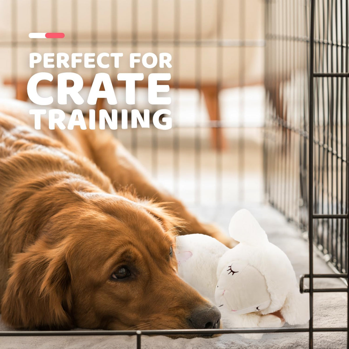 Heartbeat Comfort Pup - Anxiety Relief Plush Toy for Puppies & Dogs