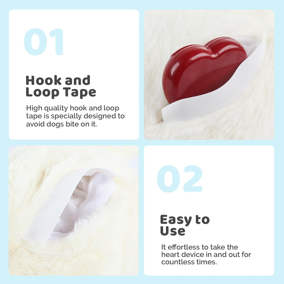Heartbeat Comfort Pup - Anxiety Relief Plush Toy for Puppies & Dogs