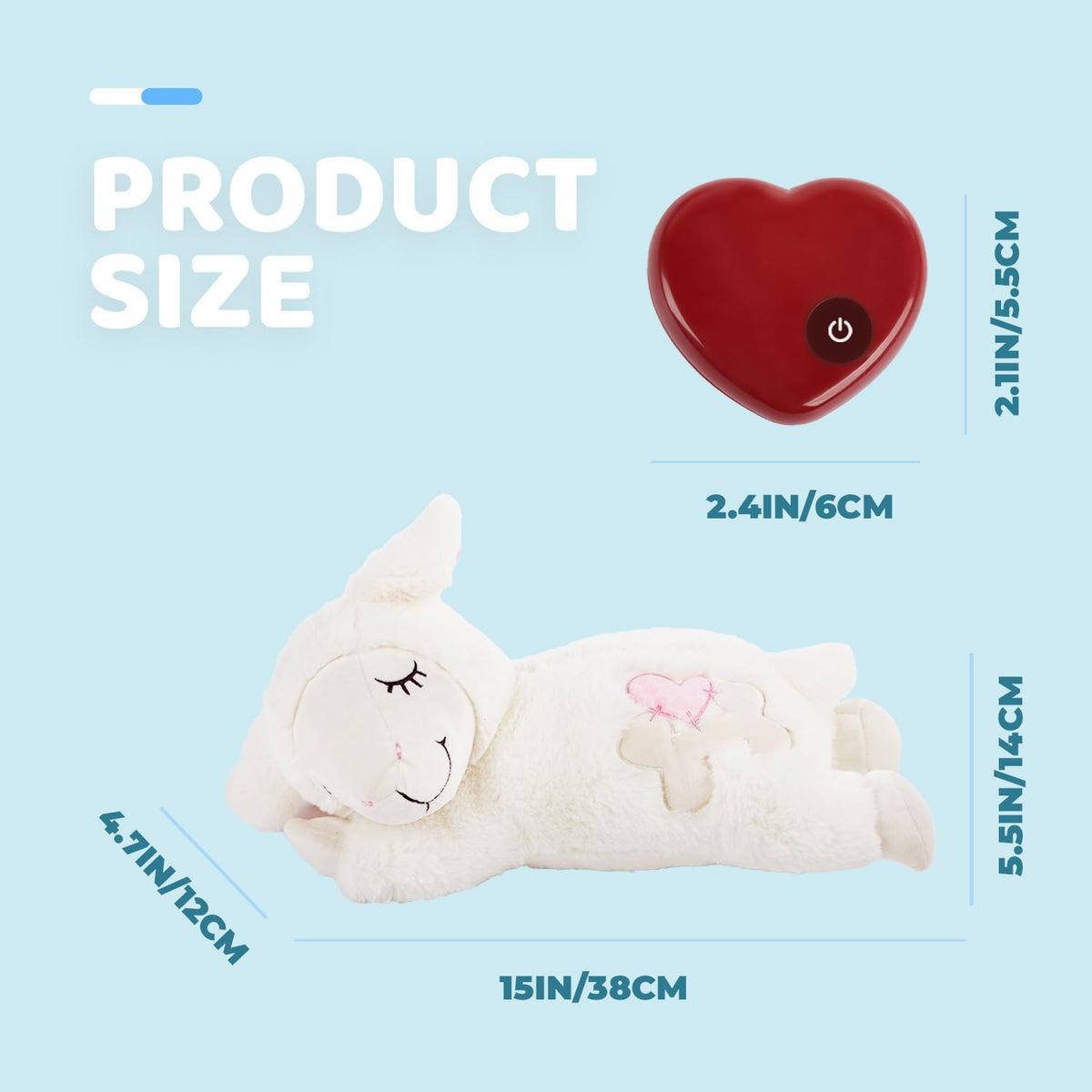 Heartbeat Comfort Pup - Anxiety Relief Plush Toy for Puppies & Dogs