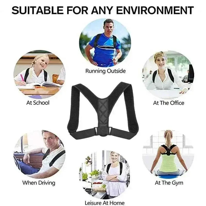 Adjustable Unisex Back Posture Corrector for Enhanced Comfort and Confidence