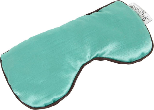 Weighted Eye Pillow Mask, Rose Velvet, Microwave or Freeze, Washable, 9.5X4.5 In, for Sleep, Yoga, Meditation, Relaxation
