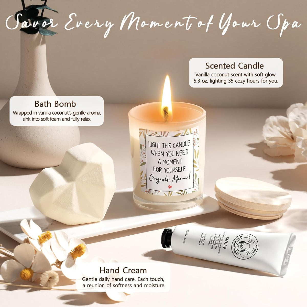 New Mom Care Package Postpartum Essential Pregnancy Gifts for New Mom to Be