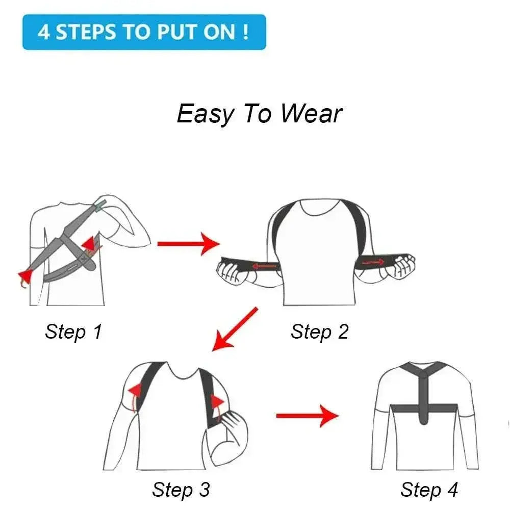 Adjustable Unisex Back Posture Corrector for Enhanced Comfort and Confidence