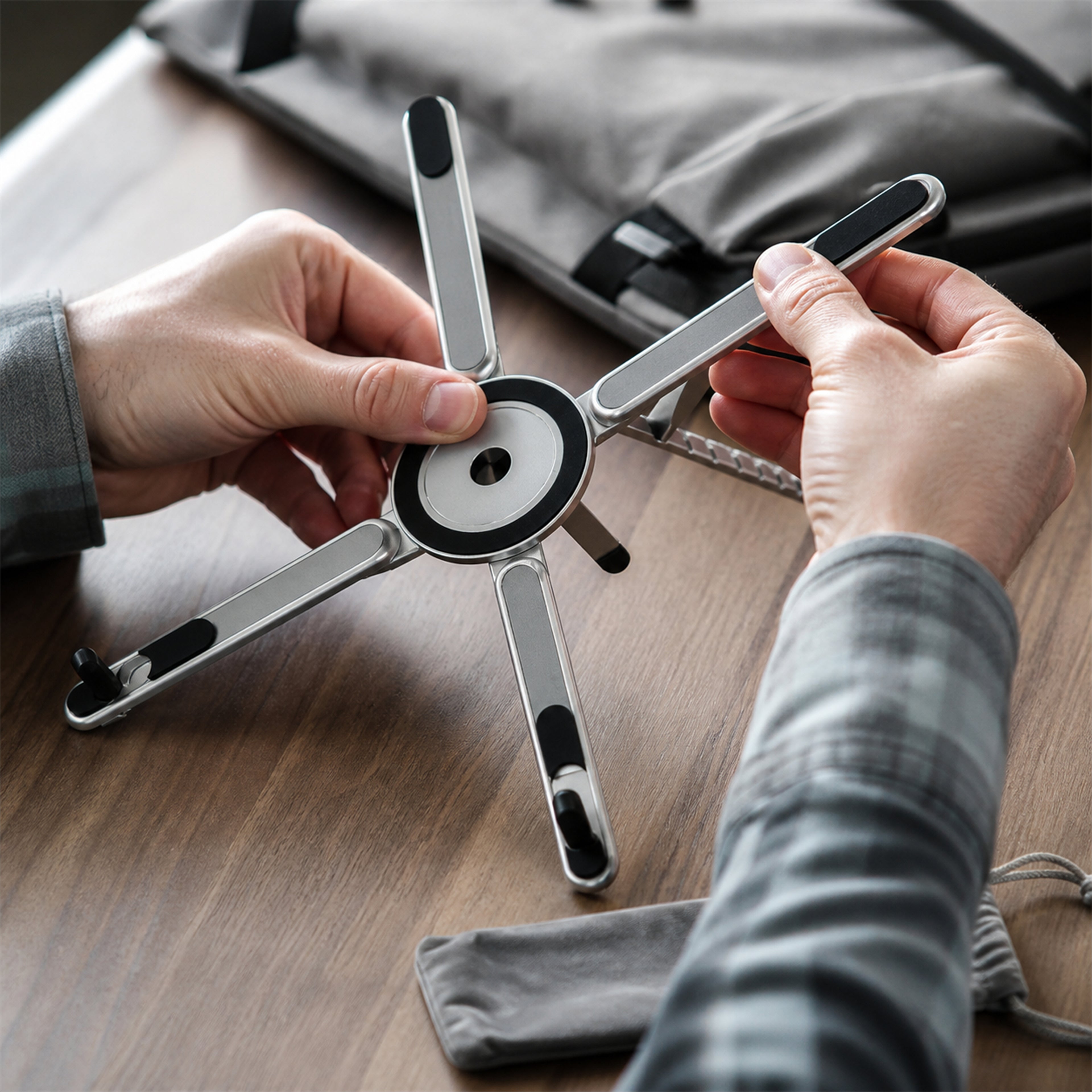 FlexStand 3-in-1 Laptop & Phone Stand